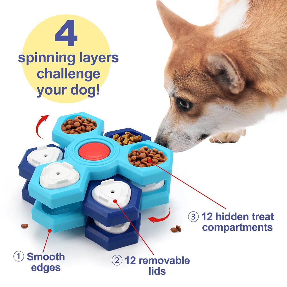 4-Layer Rotating Dog Puzzle - PicklyCart4-Layer Rotating Dog PuzzleFourth floor
