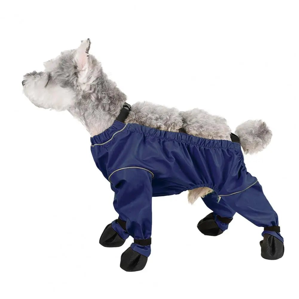 Waterproof Dog Suspender Boots - PicklyCartWaterproof Dog Suspender BootsDark Blue