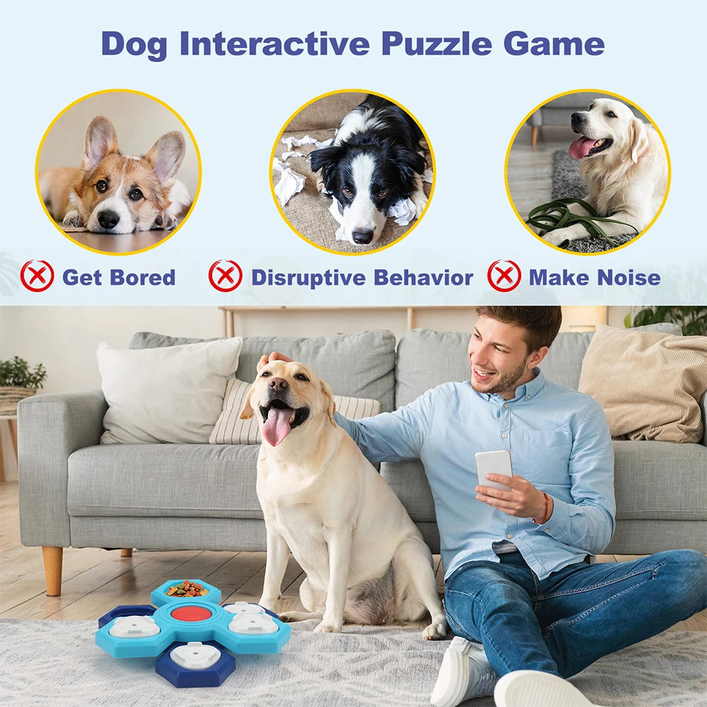 4-Layer Rotating Dog Puzzle