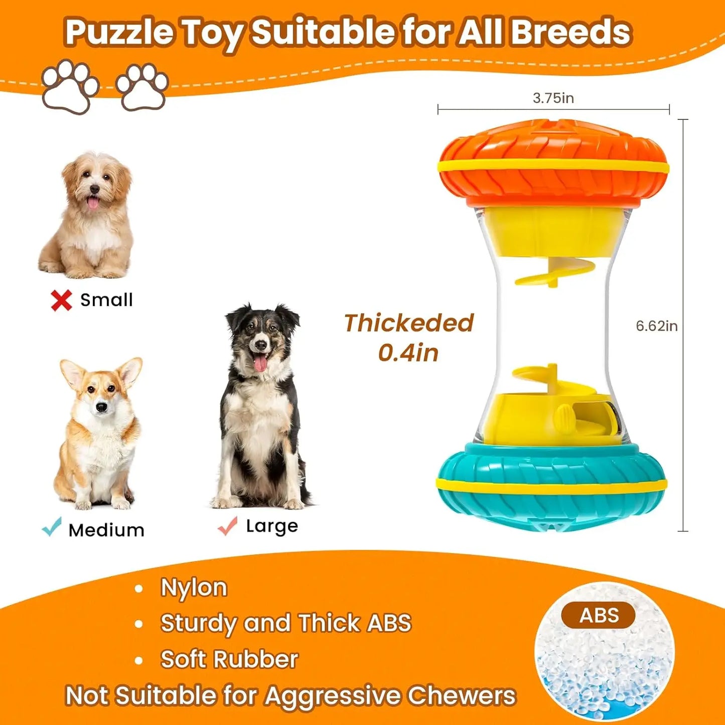 Interactive Dog Treat Puzzle