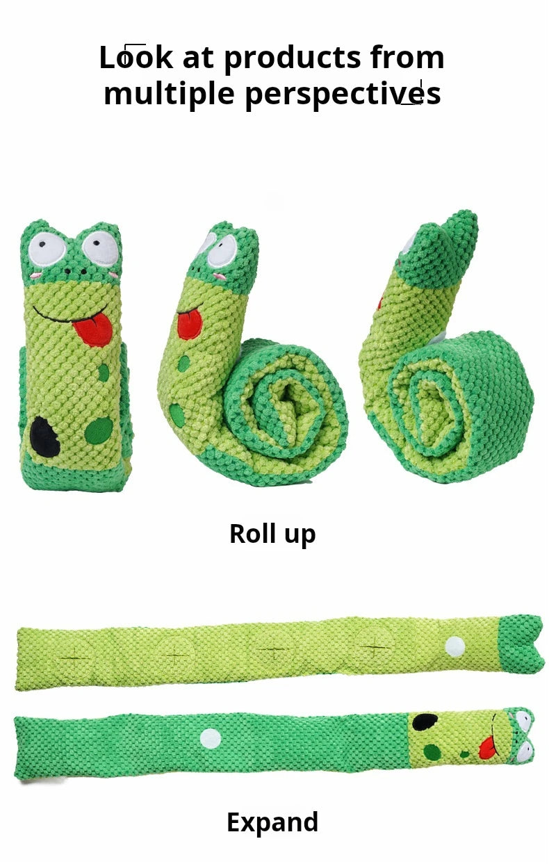Squeaky Snail Puzzle Dog Toy