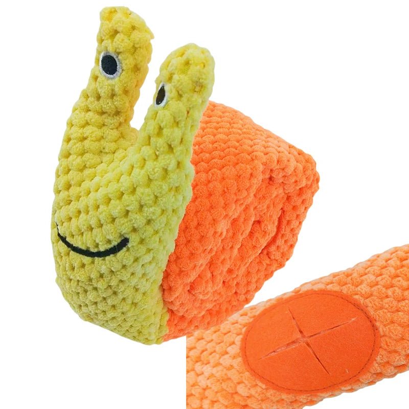 Squeaky Snail Puzzle Dog Toy - PicklyCartSqueaky Snail Puzzle Dog ToyGreen 1