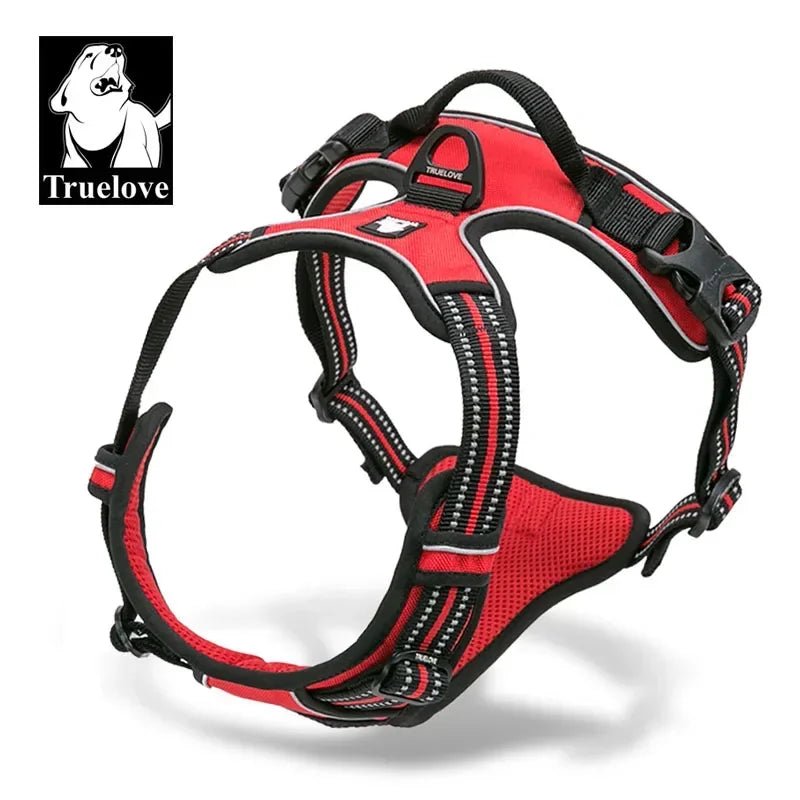 Reflective No-Pull Dog Harness - PicklyCartReflective No-Pull Dog Harnessred