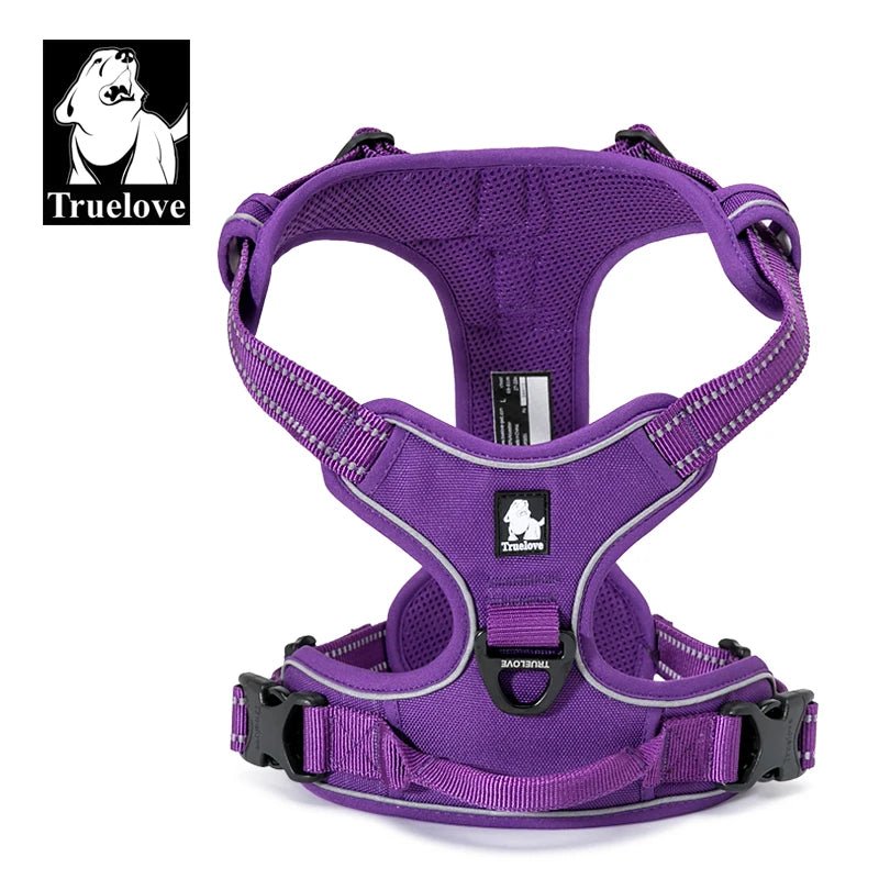 Reflective No-Pull Dog Harness - PicklyCartReflective No-Pull Dog Harnessblack
