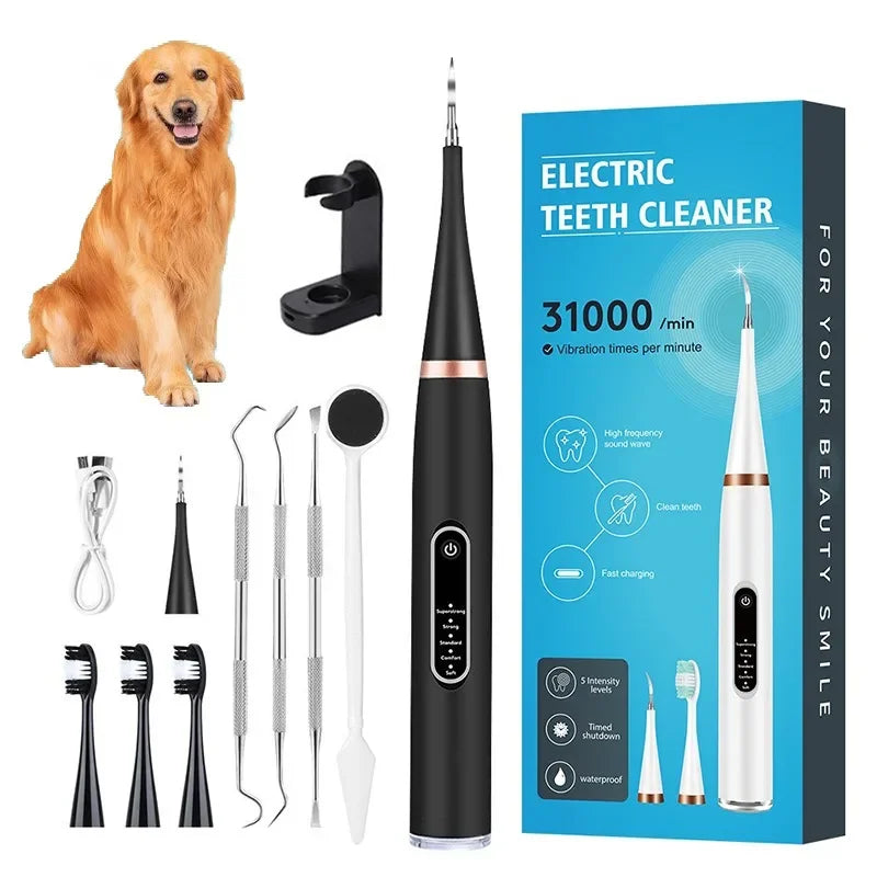 Ultrasonic Electric Pet Teeth Cleaner & Toothbrush