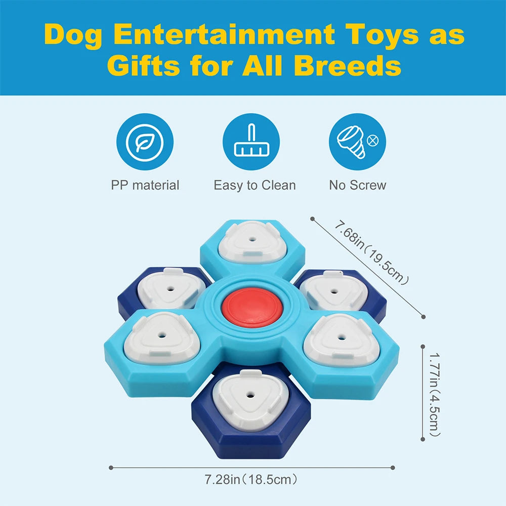 4-Layer Rotating Dog Puzzle