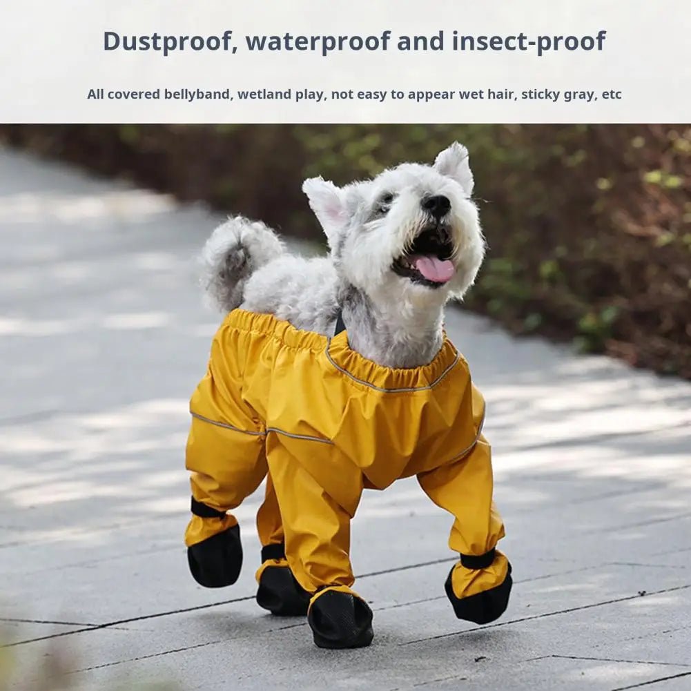 Waterproof Dog Suspender Boots - PicklyCartWaterproof Dog Suspender BootsDark Blue