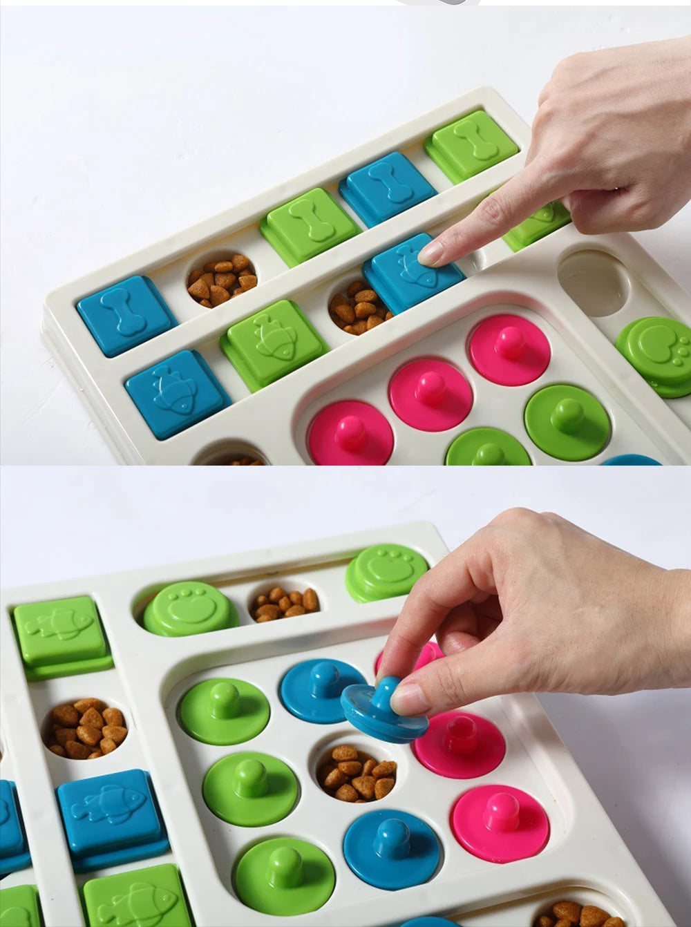 Interactive Dog Puzzle Feeder
