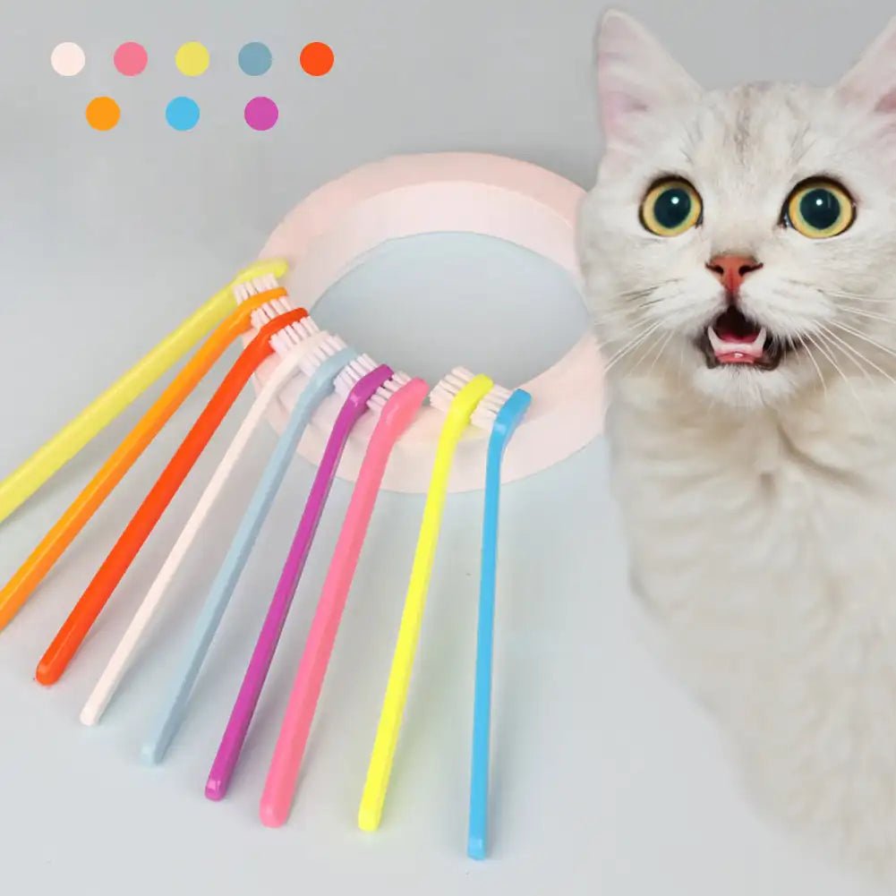 Pet Tooth & Tongue Cleaning Brush - PicklyCartPet Tooth & Tongue Cleaning BrushPink