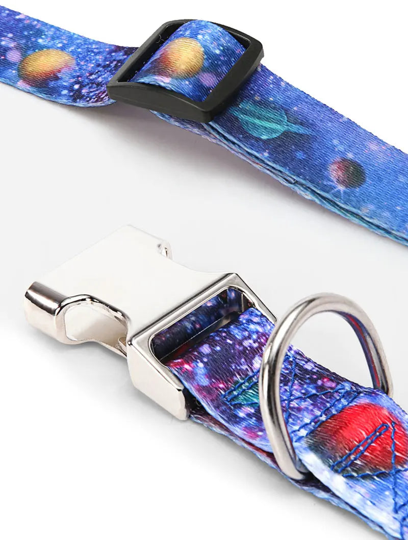 Forest Pattern Dog Collar