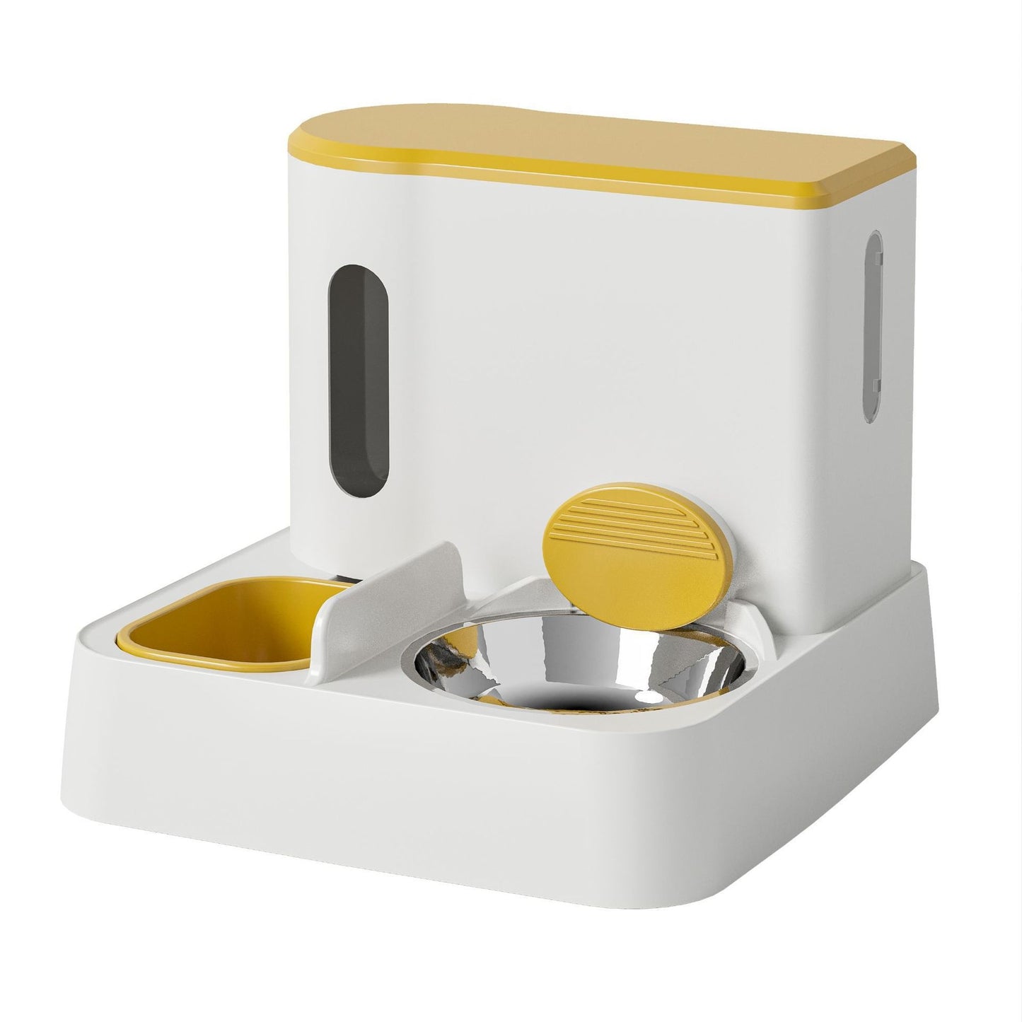 Automatic Cat Feeder & Waterer - PicklyCartb4b79be610422fa40aa83ab824710afUpgraded Yellow
