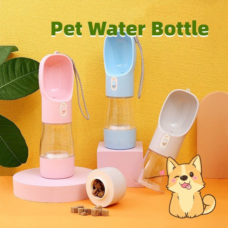 Portable Dog Water Bottle & Feeder Bowl - PicklyCart6566a6301f06d8f5c28def4e22c2600bBlue Water bottle 240ml Grain