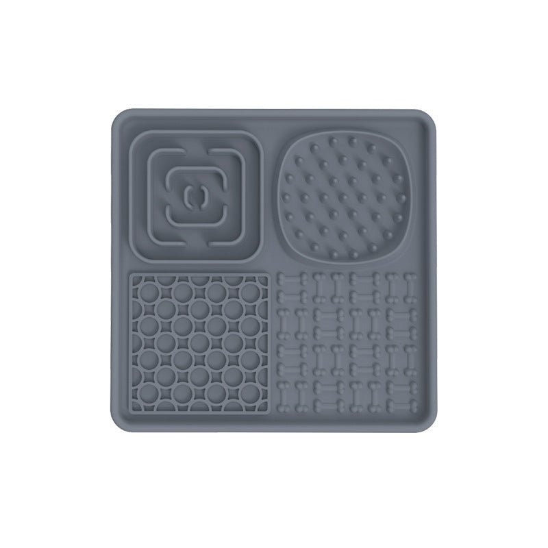 Dog Slow Feeder Mat - PicklyCart355f2aaeb2294cfafb8319d6a4f521acGray Square