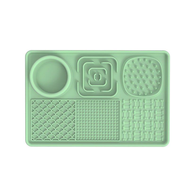 Dog Slow Feeder Mat - PicklyCart79b83506c0763524fdecf8fe49875191Green Rectangle